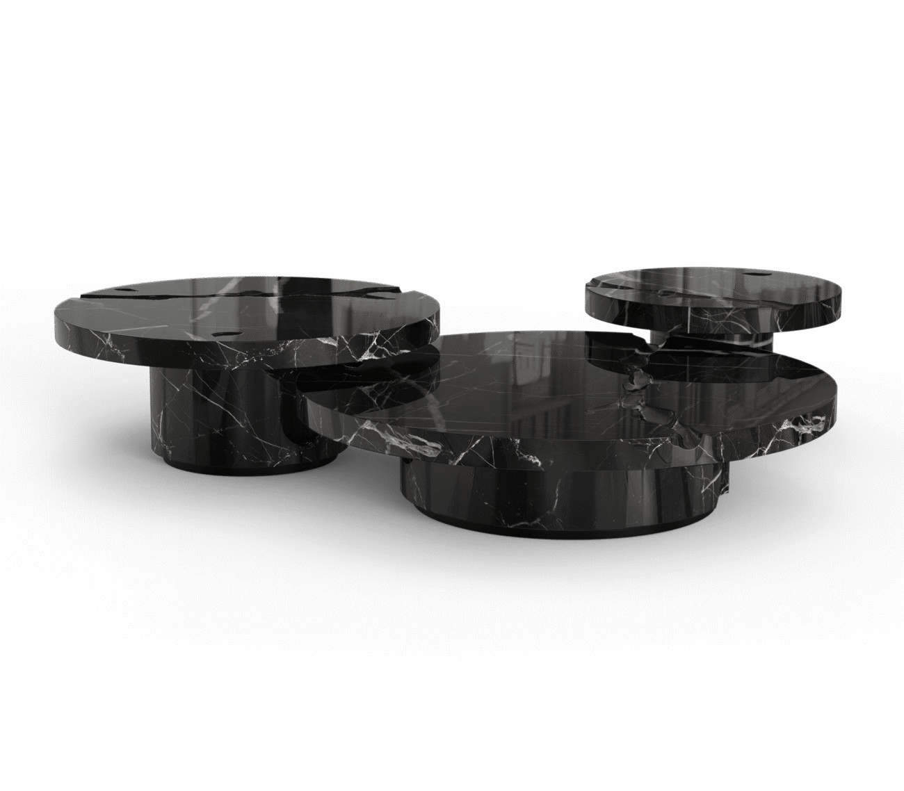 Empire Set of Center Tables