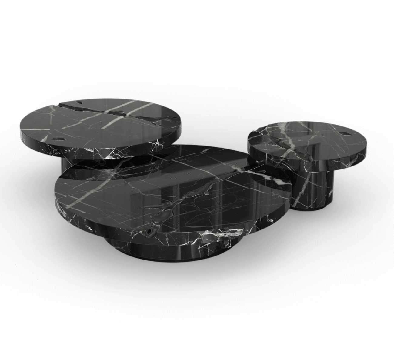 Empire Set of Center Tables