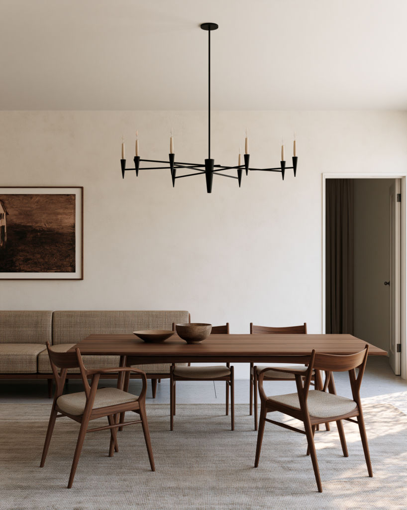dark wood furniture