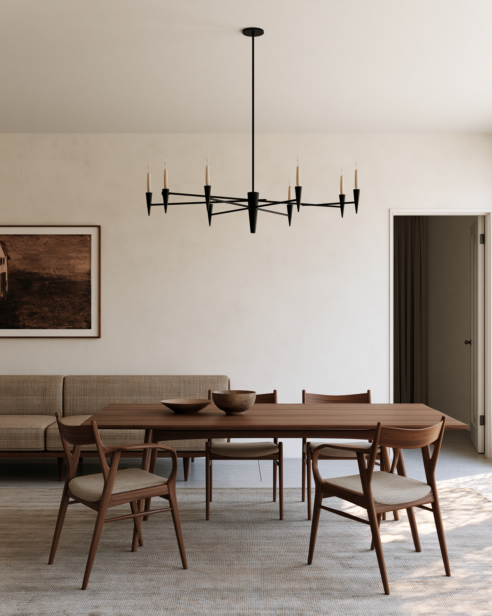 dark wood furniture