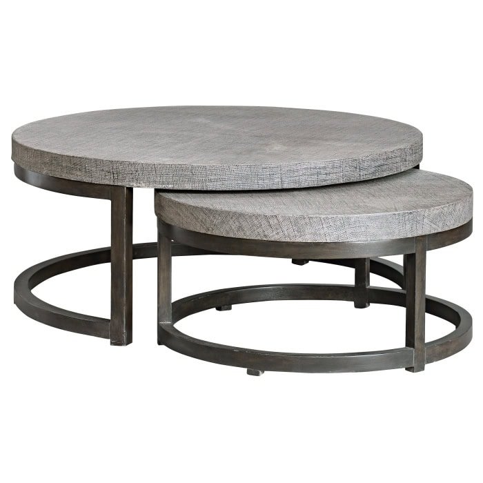 Aiyara Gray Nesting Tables, S/2 - Eclectic Niche - Exquisite Furniture ...
