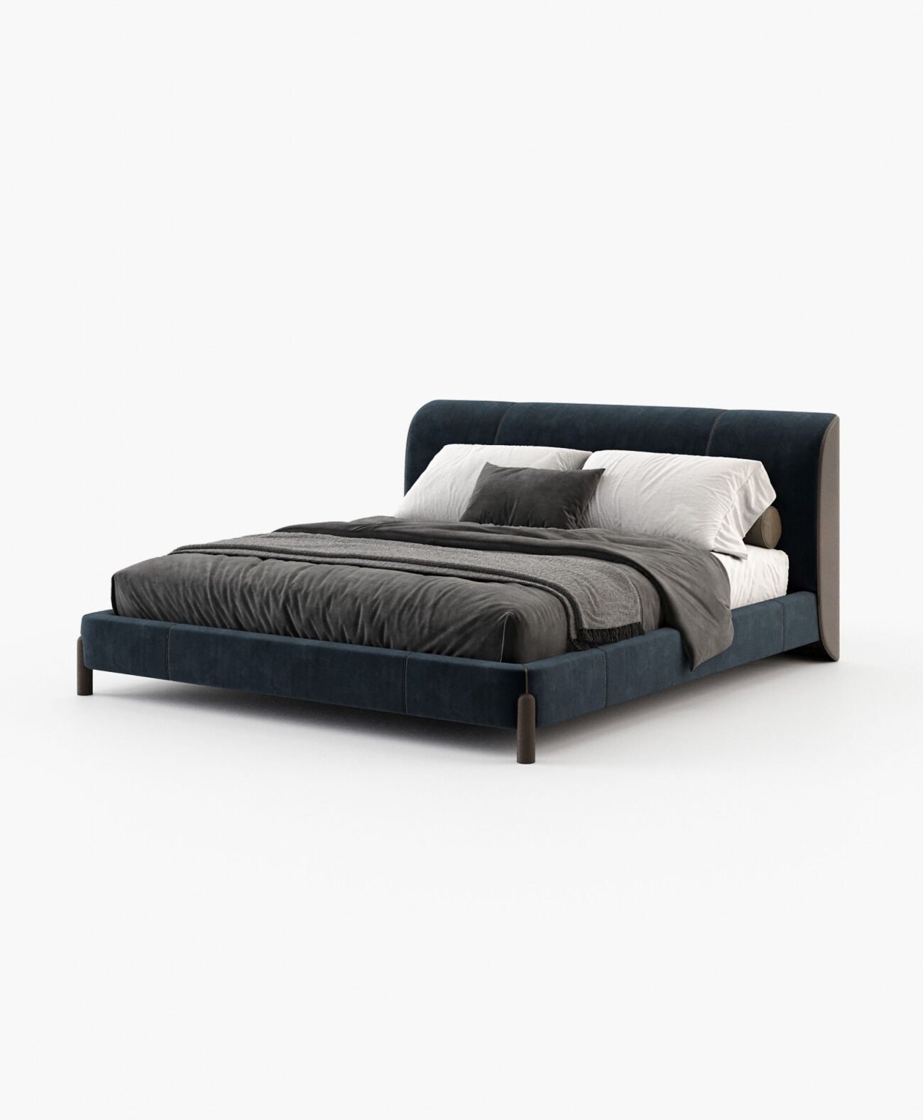 Gray Bed