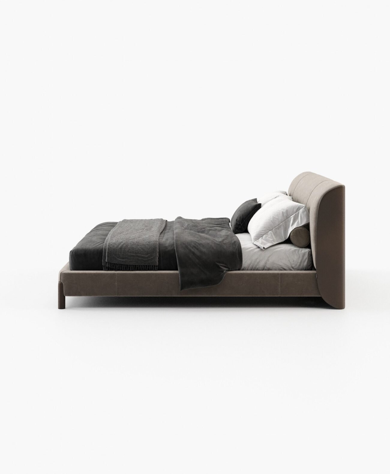 Gray Bed