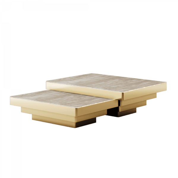 Gize Center Table Travertine Small