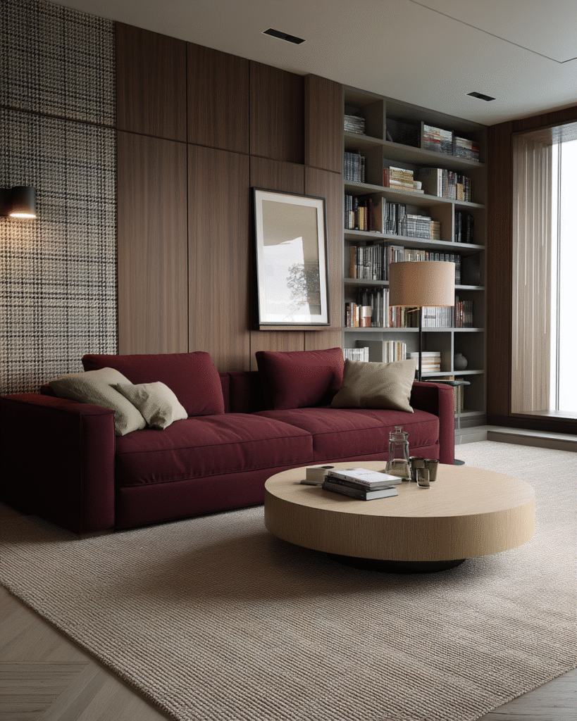 The "Unexpected Red" Theory: Why Designers Are Obsessed with Burgundy Interior Design This Year