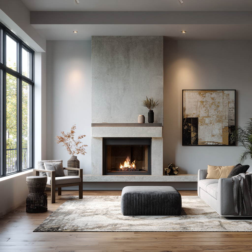 How to Decorate Around an Off-Center Fireplace: Balancing Beauty and Asymmetry Off-Center Fireplace