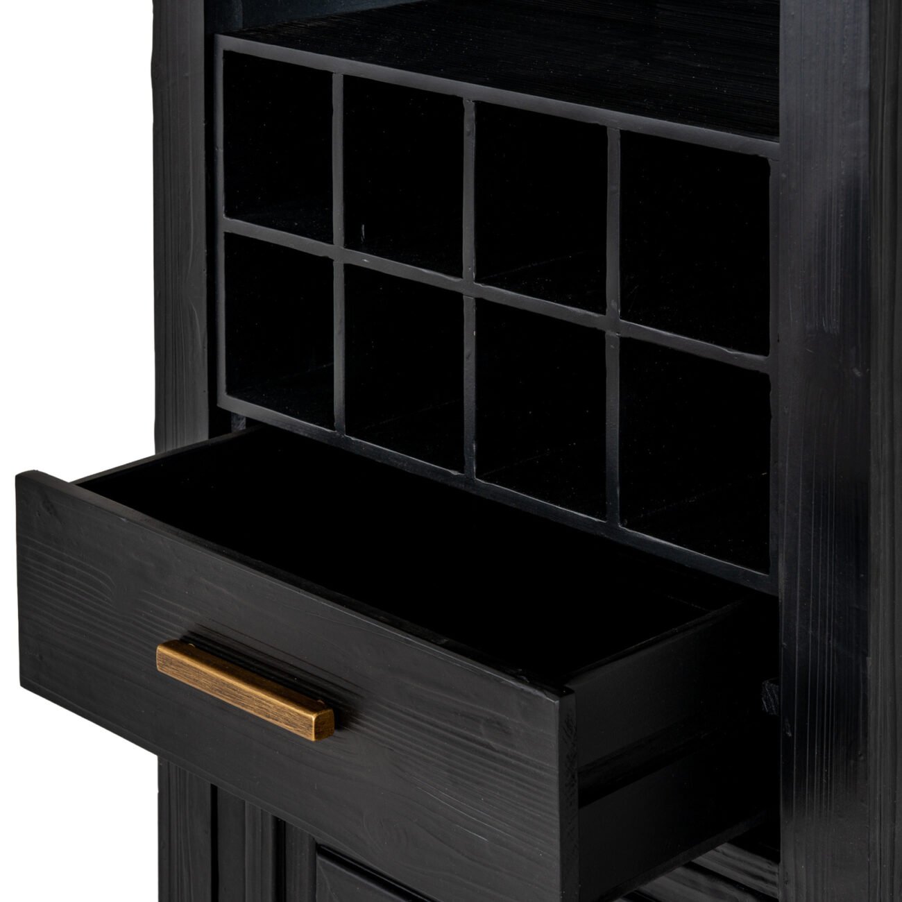 Lennox Black Drinks Unit