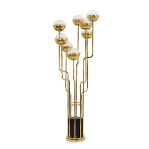 RV Astley Allai Floor Lamp with Brass – Shropshire Design