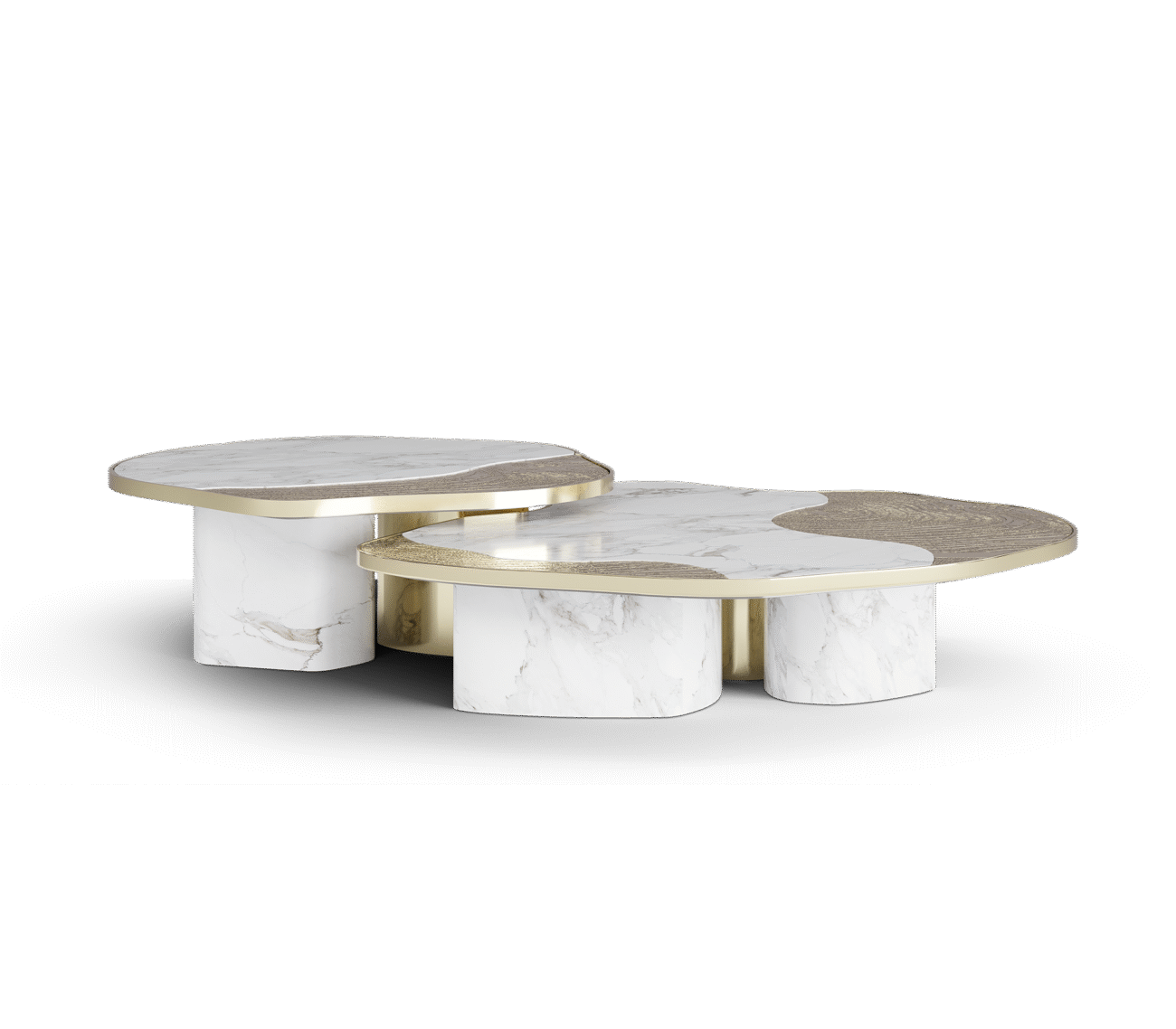 Ophelia Portoro Marble Center Table