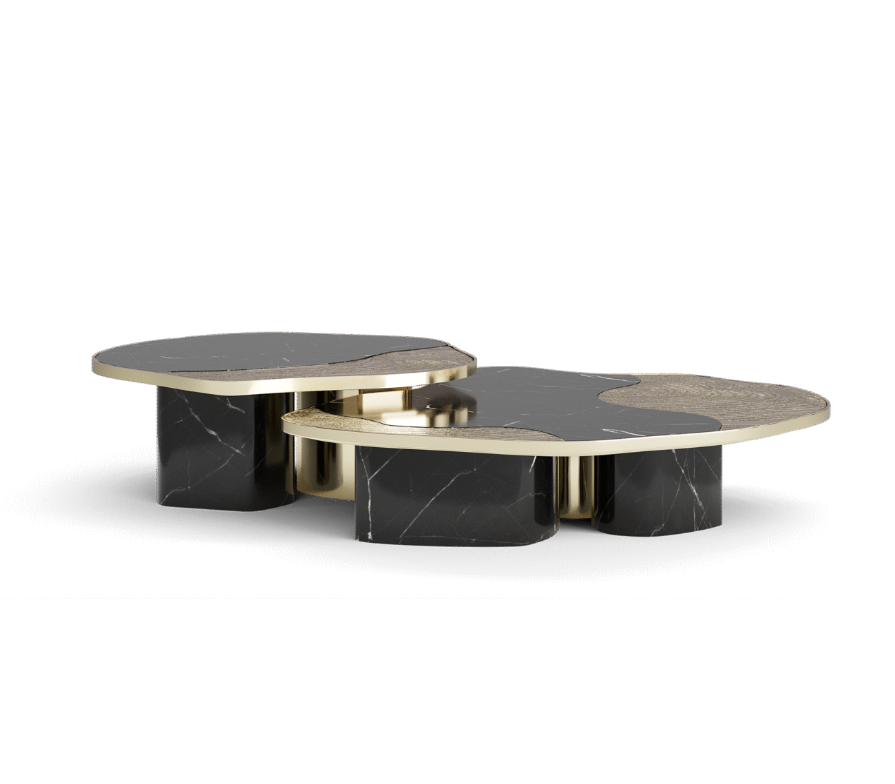 Ophelia Portoro Marble Center Table