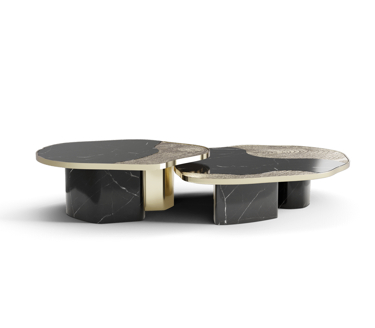 Ophelia Portoro Marble Center Table