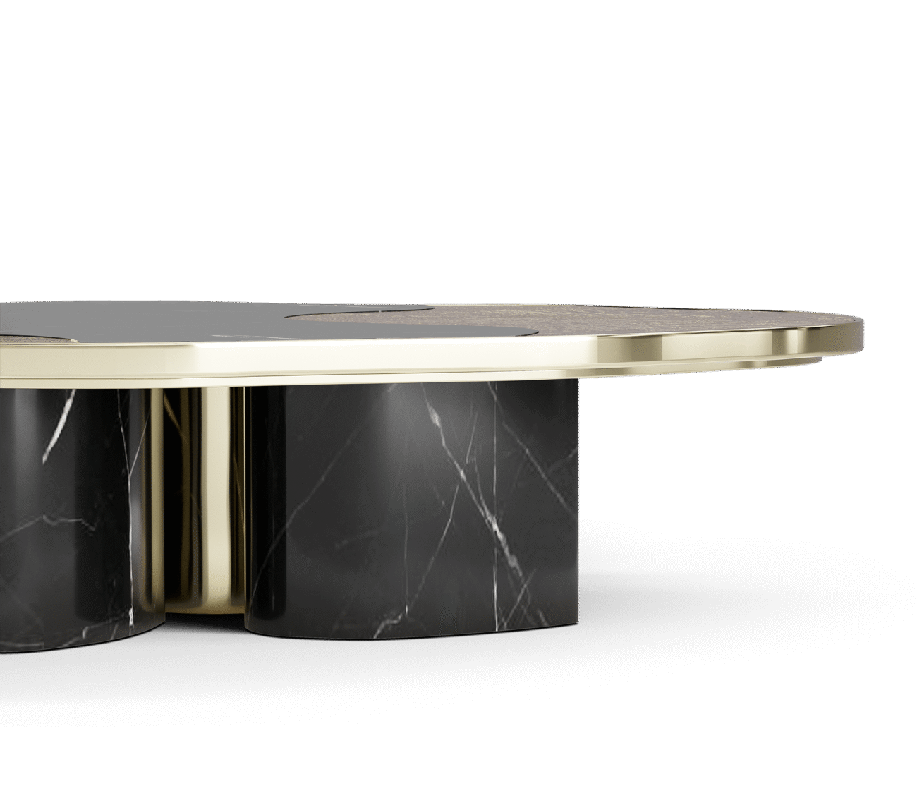 Ophelia Portoro Marble Center Table