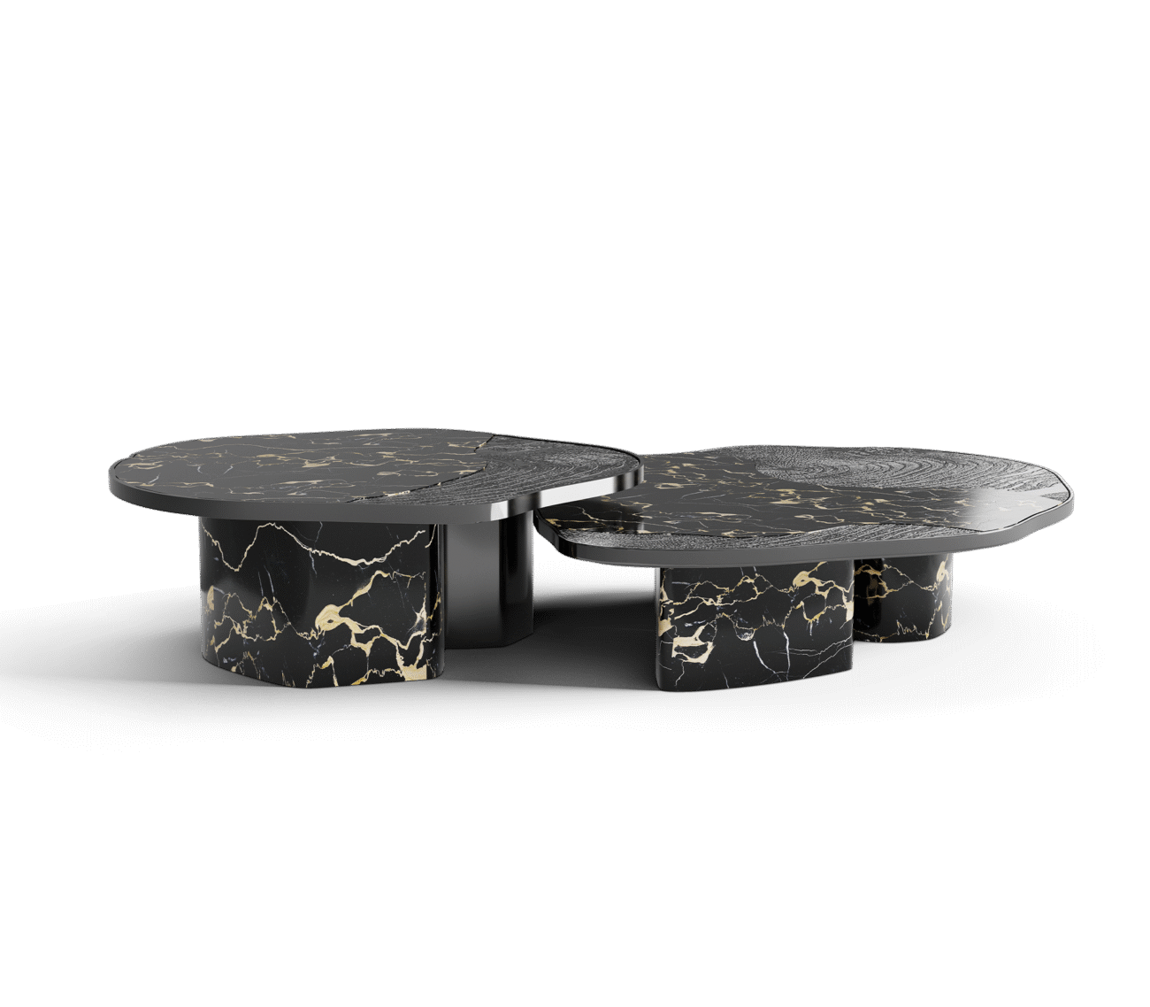 Ophelia Portoro Marble Center Table