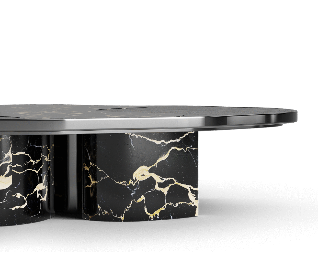 Ophelia Portoro Marble Center Table