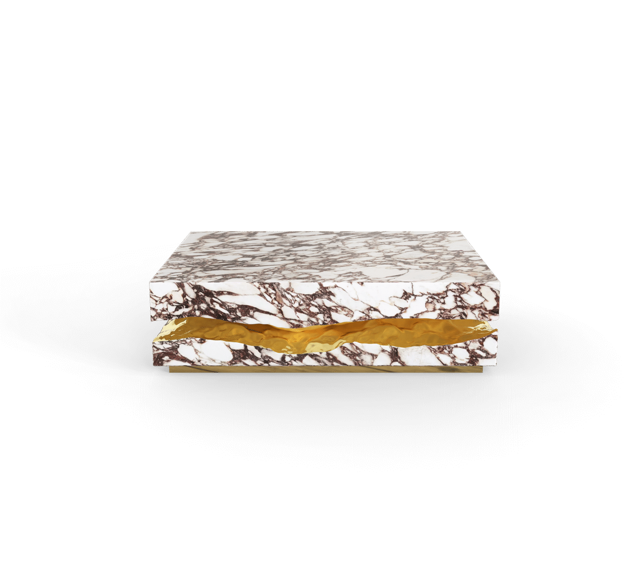 Quarry Portoro Marble Center Table