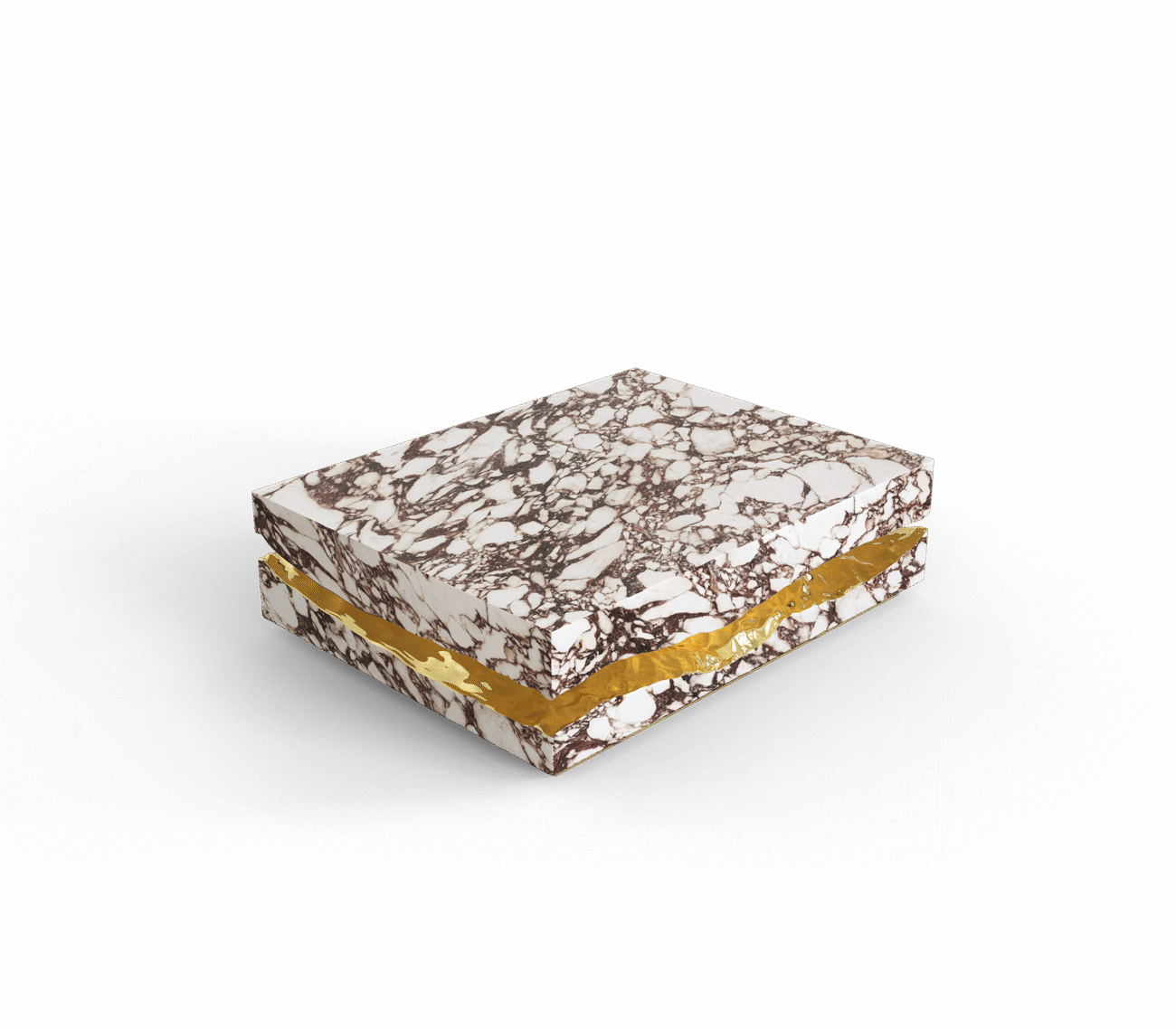 Quarry Portoro Marble Center Table