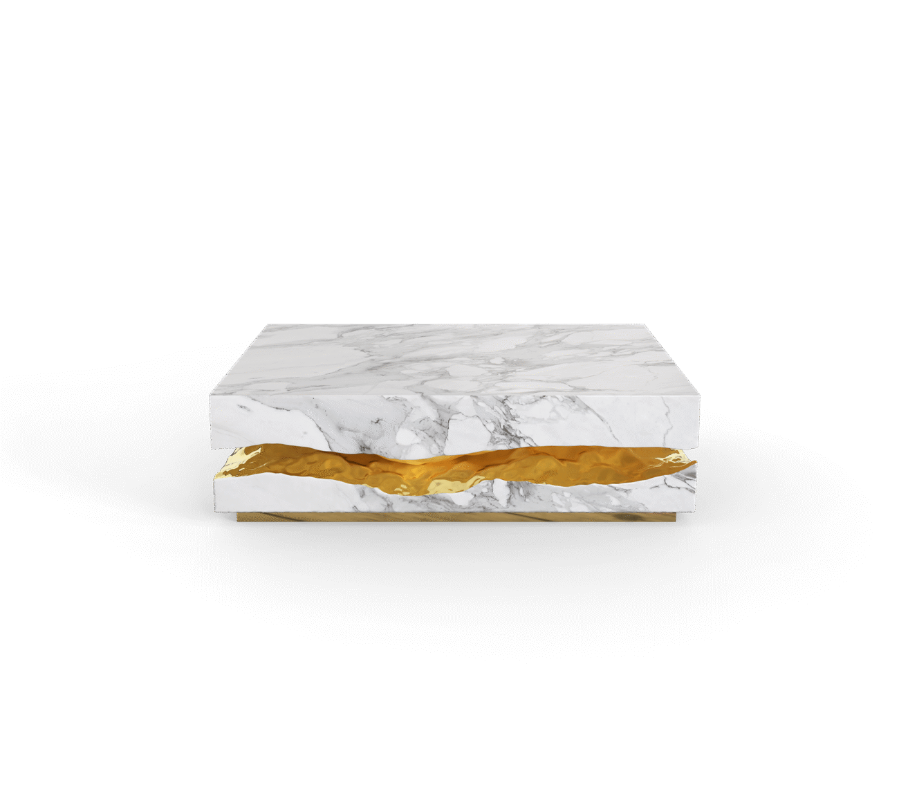 Quarry Portoro Marble Center Table