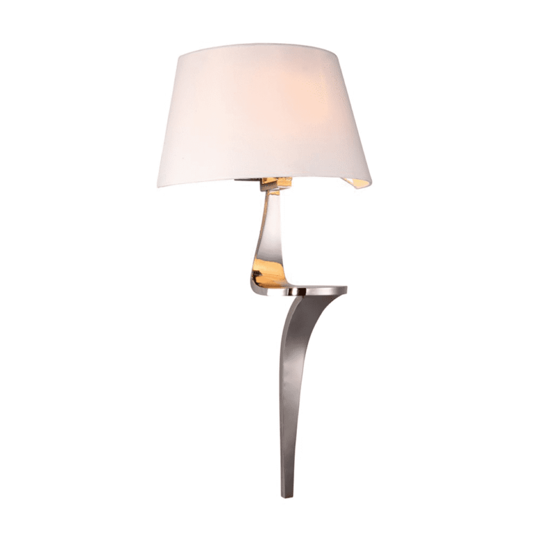 Enzo nickel wall lamp