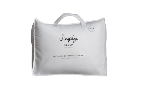 Simply Sleep Anti Allergy Microfibre Duvet