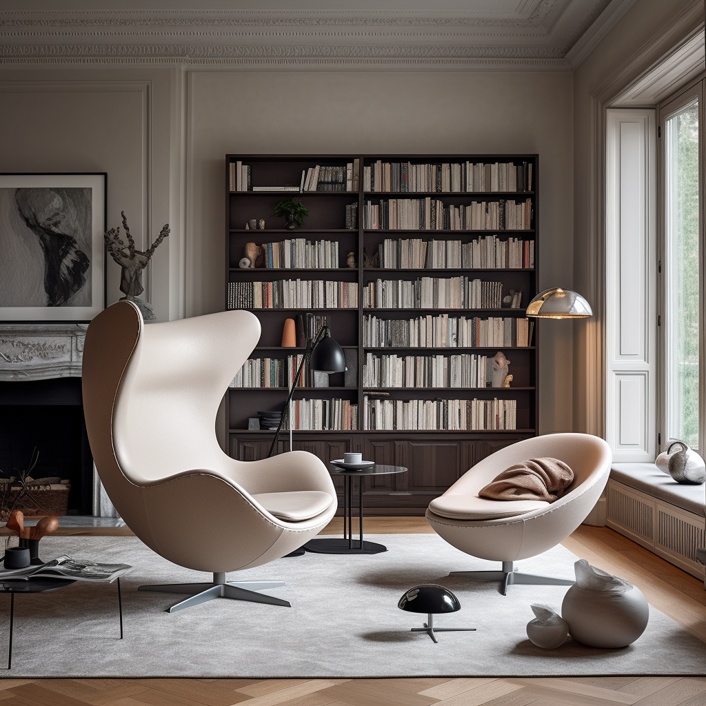 The_Egg_Chair_by_Arne_Jacobsen_in_a_living_room
