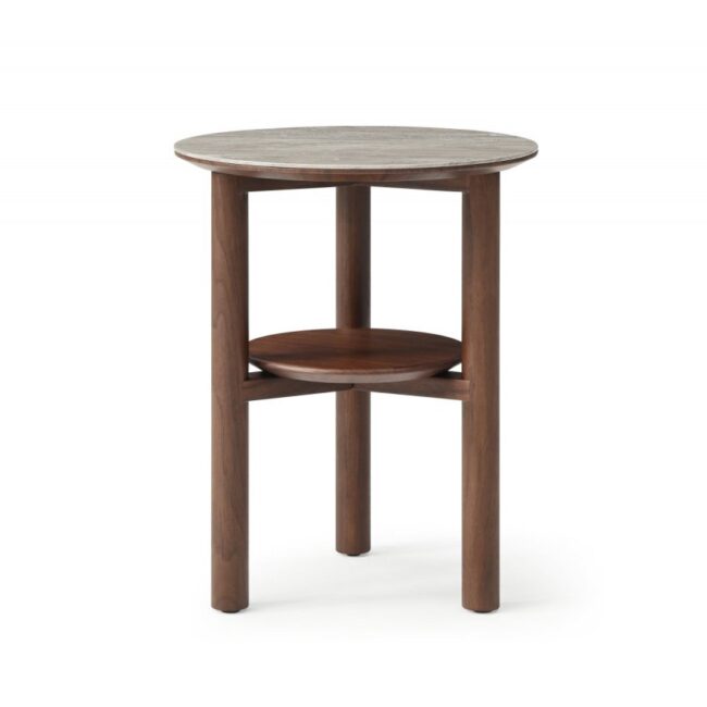 Willow Lamp Table With Shelf