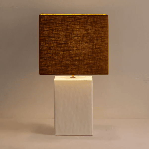 Lamp – Small Rectangular Gesso - Image 4